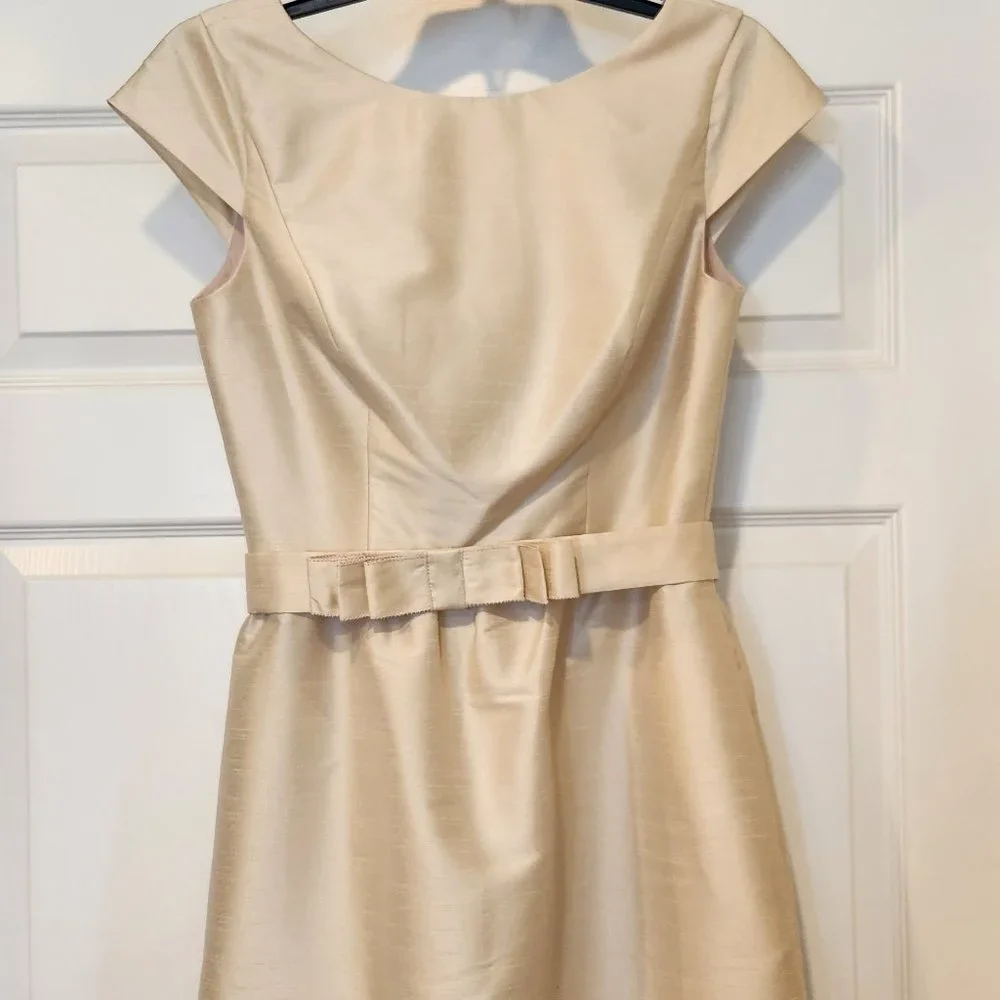 Alfred Sung Dress Champagne color_Like New - Picture 4 of 10